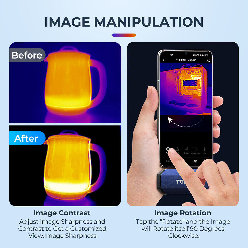 TOPDON TC001 Termal Görüntülem - Thermal Imaging Camera 256X192 incelemesi ve fiyatı