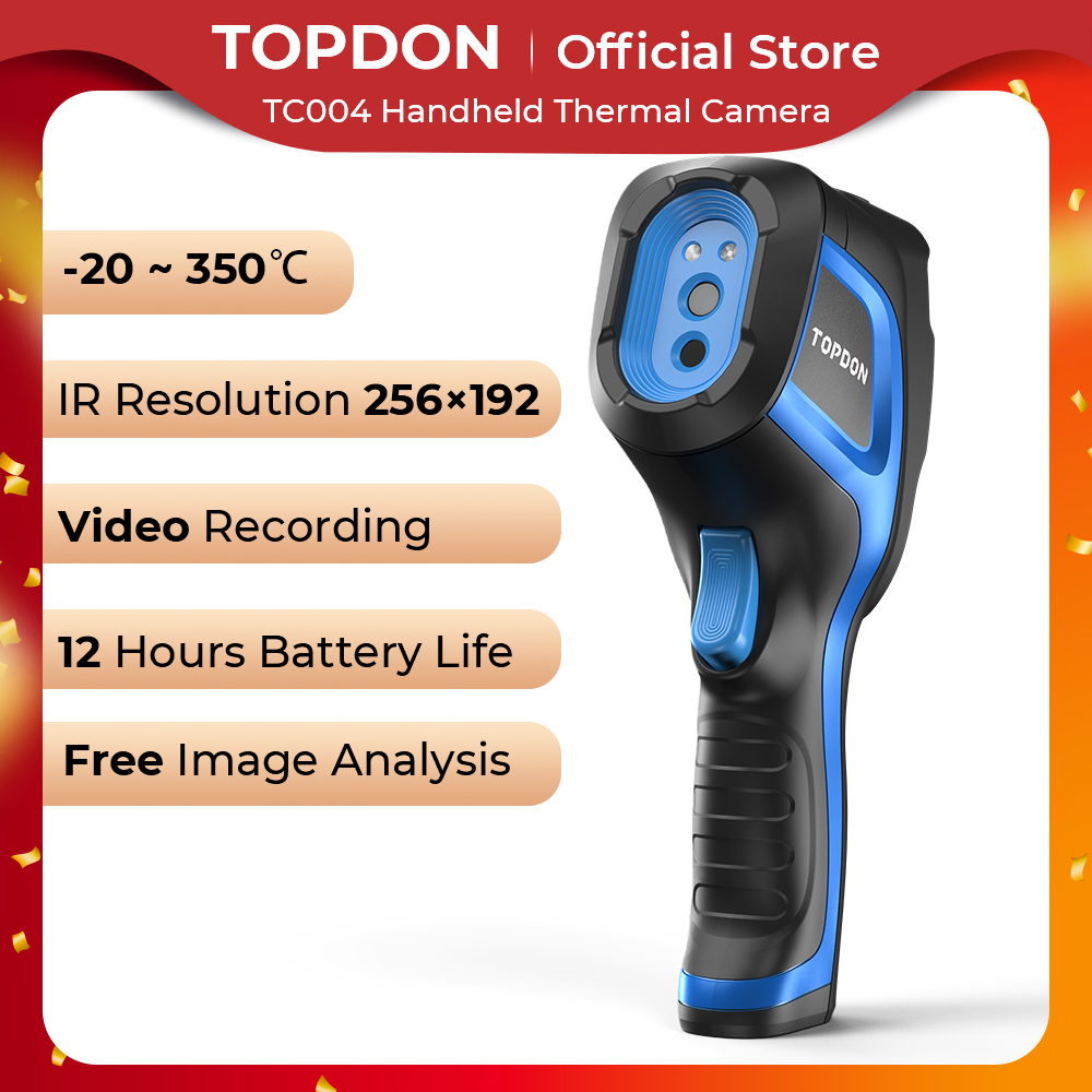TOPDON TC004 Yüksek Çözünürlük - Topdon Tc001 Thermal Camera incelemesi ve fiyatı